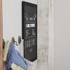Merrick Lane Wall Mount Magnetic Chalkboard Sign with Eraser, Hanging Wall Chalkboard Memo Board - 4 of 4