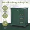 Whisen 30" Bathroom Vanity with Sink, One Package, Black Bathroom Cabinet with Drawers - 3 of 4