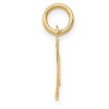 Black Bow Jewelry 14k Yellow Gold Ella Collection Small Fancy Script Initial Pendant A-W - 2 of 4