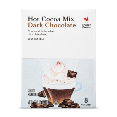 Dark Chocolate Hot Cocoa Mix - 8ct - Archer Farms™