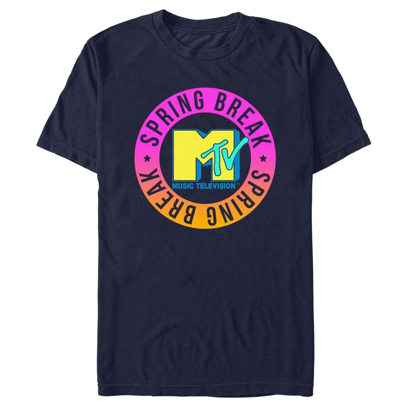 Men's MTV Spring Break Circle T-Shirt, 1 of 6