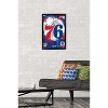 Trends International NBA Philadelphia 76ers - Maximalist Logo 23 Framed Wall Poster Prints - 2 of 4