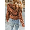 Women's Comfy Quarter Zip Kangaroo Pocket Hoodie - Sweet Lover Fashion - 2 of 2