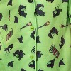 Wicked Girls’ Elphaba Pajamas Chibi Broom Hat Button-Up Shirt Pajama Set for Kids - 3 of 4