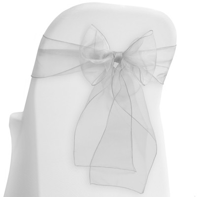 Lann's Linens 10-pack Elegant Organza Chair Cover Sashes For