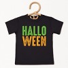 Halloween Bright Distressed - Youth Short Sleeve Graphic T-Shirt and Toddler Short Sleeve Graphic T-Shirt - 2 of 4