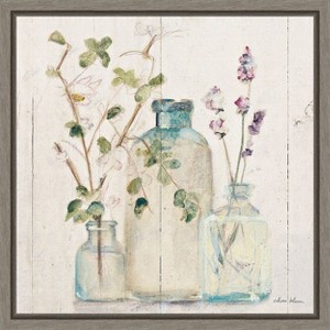 Amanti Art Blossoms on Birch V by Cheri Blum Canvas Wall Art Print Framed 16-in. x 16-in. - 1 of 4