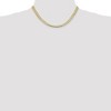 Black Bow Jewelry 5.5mm 10k Yellow Gold Solid Herringbone Chain Necklace - 2 of 4