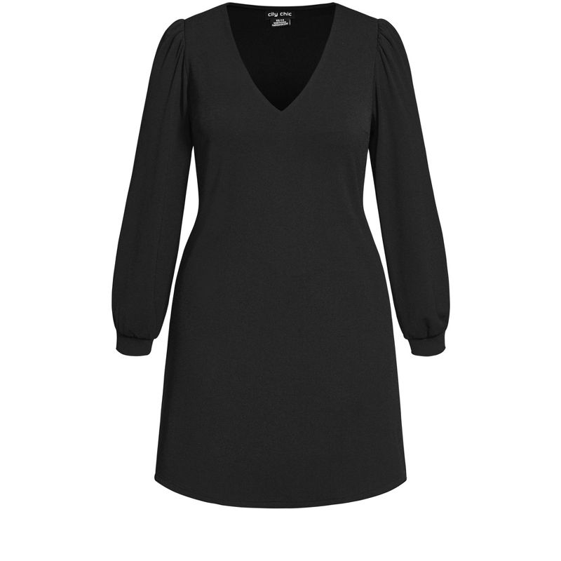 Women's Plus Size Quiero Dress - black | CITY CHIC, 3 of 4