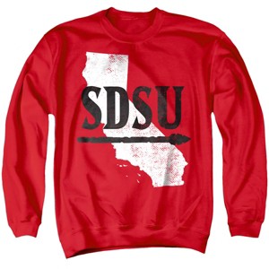 Men's San Diego State University State Shape Crewneck Sweatshirt - 1 of 4