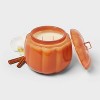 Lidded Glass Pumpkin Jar Candle - Threshold™ - 3 of 3