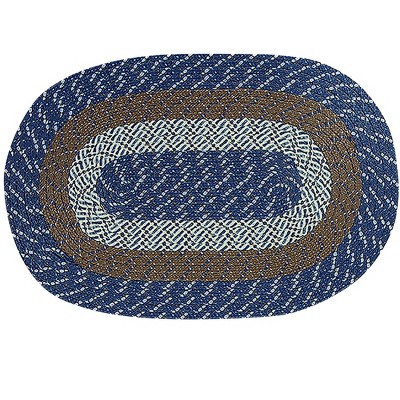 Country Stripe Collection 100% Polypropylene Reversible Indoor Area Utility Rug - Better Trends