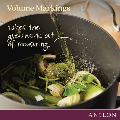 Gray Aluminum Nonstick 11-Piece Cookware Set with Glass Lids