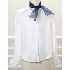 Allegra K Women's Transparent Skinny Solid Color Lightweight Organza Scarf Neckerchief - 2 of 4