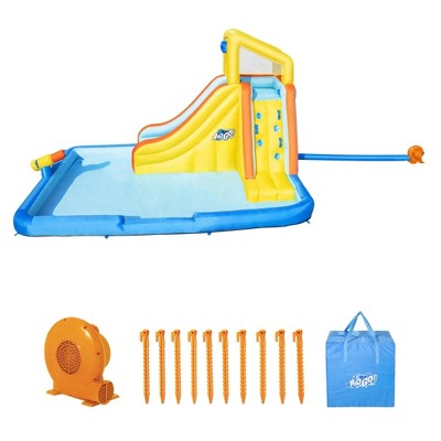 Beachfront Bonanza Inflatable Water Park with Slide and Pool