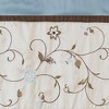 Gracie Mills Rogelio Floral Embroidered Window Valance - 4 of 4