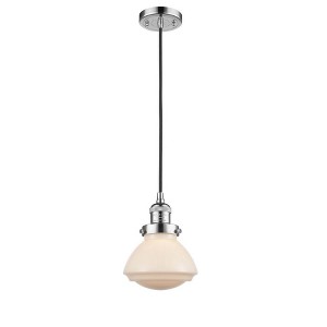 Olean - 1 Light Cord Hung Mini Pendant In Industrial Style-7.75 Inches Tall and 6.75 Inches Wide - 1 of 2