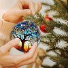 Lomsoe Christmas Ornaments Christmas Tree Ceramic Ornaments Red Christmas Tree Hanging Decor Christmas Gift Christmas Decor - 3 of 4