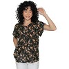 HAPPY BAY Women's Dressy Short Sleeve Top Summer Party Business PleatedT Shirts Trendy Fashion Tops Casual Flowy Tunic Tops For Women - 4 of 4