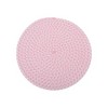 Unique Bargains Trivet Round Rope Woven Mat Cotton Non-woven Fabric 7.87"x7.87"x0.31" - 3 of 3