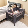 Safstar 4-in-1 Convertible Portable Baby Playard Newborn Napper w/ Music & Toys Rose - 2 of 4