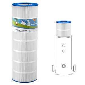VEVOR Pool Filter Cartridge, 150 Sq. Ft Spa Hot Tub Filter Cartridge Replacement, Compatible with Pentair R173216, Pleatco PAP150, White - 1 of 4