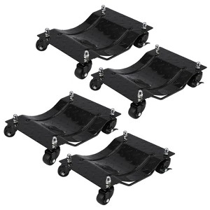 4 Pcs Car Dolly, 6000LBS Load Capacity Wheel Dolly, 12x16Inch Trailer Mover Vehicle Dolly, for Cars, Trucks, Trailers, Motorcycles - 1 of 4
