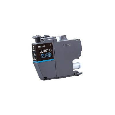 Brother LC401 Cyan High Yield Ink Cartridge Prints Up to 500 Pages (LC401XLCS)