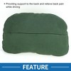 Unique Bargains Memory Foam Car Lumbar Support Cushion Suede - 3 of 4