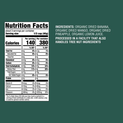 Organic Dried Unsweetened Tropical Blend - 4oz - Good & Gather™