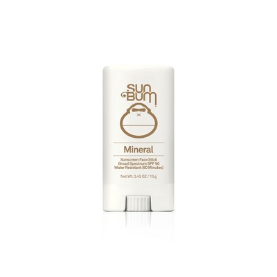 Sun Bum Mineral Face Stick Sunscreen - SPF 50 - 0.45oz