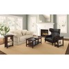 2-shelf End Table Wood Espresso - Alaterre Furniture - 4 of 4