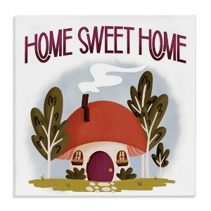 Stupell Industries Sweet Home Mushroom Cottage Canvas Wall Art - 1 of 4