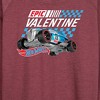 Women's - Hot Wheels - Valentine's Epic Lightweight French Terry Wide Neck Long Sleeve Shirt - 2 of 4