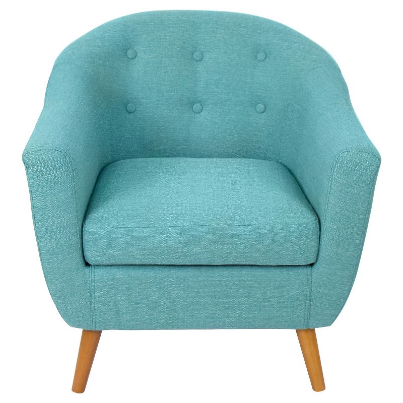 LumiSource Rockwell Accent Chair - Teal, 4 of 11