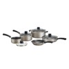 LunaLulinlk 9-Piece Non-Stick Cookware Set, Champagne - 2 of 4