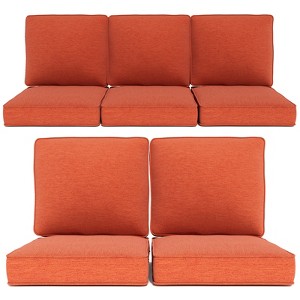 Buenhomino Outdoor Patio Chair Cushions Set, Olefin Fabric Weather-Resistant Outdoor Cushion with zipper - 1 of 4