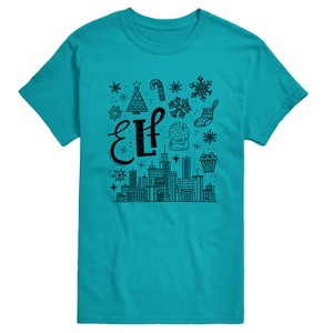 Men's - Elf - Doodle Logo Short Sleeve Graphic T-Shirt - 1 of 3