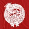 Boys' Sesame Street Vintage Christmas Wreath T-Shirt - 2 of 4