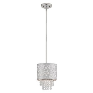 Livex Lighting Allendale 1 - Light Pendant in  Polished Chrome - 1 of 1