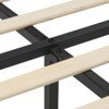 Full Size Floating Bed Frame with Platform Headboard, Modern Platform Bed Frame with LED Light, Wood Slats Support, No Box Spring Needed, Black - 2 of 4
