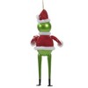 De Carlini Italian Ornaments 7.5 Inch Santa Frog . Tree Ornament , Ornament Amphibian Christmas (1PC) - 2 of 3