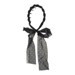 Unique Bargains Women's Wide Tooth Ribbon Headband 1 Pc - 1 of 4