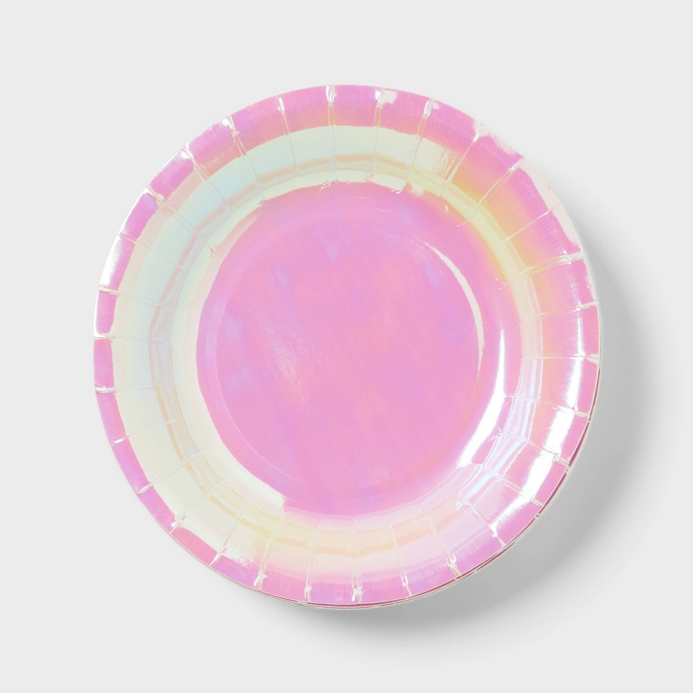 Iridescent Snack Plate 20ct - Spritz™