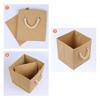 REGALWOVEN Fabric Collapsible Sturdy Lightweight Open Storage Bins 11*11*11in 3 Pcs - 3 of 4