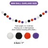 Unique Bargains Party Decorative Polyester Yarn Pom Pom Ball Garlands 6.5 Feet 2 Pcs - 2 of 4