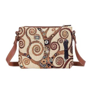 Signare USA Gustav Klimt Tree Of Life Crossbody Bag - 1 of 4