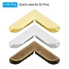 Unique Bargains Anti-corrosion Scrapbook Photo Album Mounting Metal Book Corners 0.79" 150 Pcs - 3 of 4