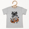 Coquette Pumpkin Cherries - Youth Short Sleeve Graphic T-Shirt and Toddler Short Sleeve Graphic T-Shirt - 2 of 3