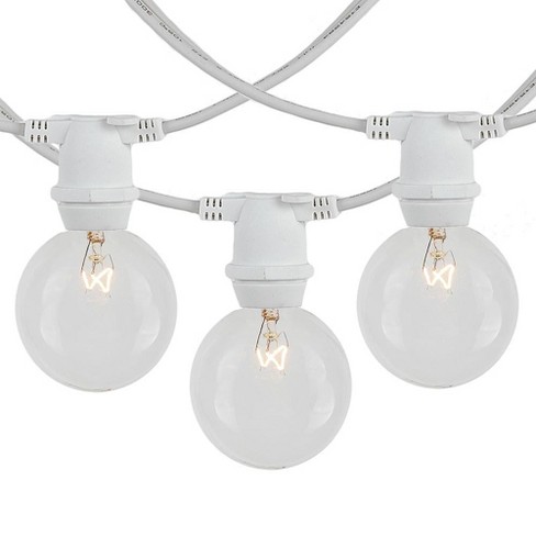 Novelty Lights Globe Outdoor String Lights With 80 In-line Sockets ...